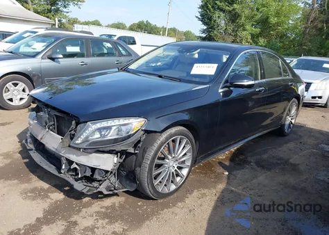 2015 Mercedes-Benz S 550 из США, поврежденный, VIN WDDUG8CB2FA132498